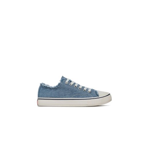 Tommy Jeans Tenisówki Low Cut Tj Sneaker EN0EN02228 Niebieski ze sklepu MODIVO w kategorii Trampki damskie - zdjęcie 171182888