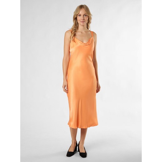 comma Sukienka damska Kobiety pomarańczowy jednolity ze sklepu vangraaf w kategorii Sukienki - zdjęcie 171184188