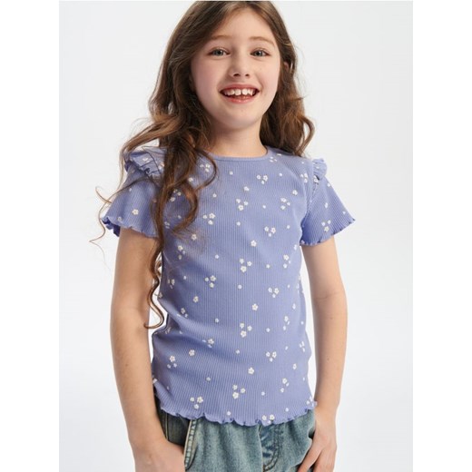 Sinsay - Koszulka - błękitny ze sklepu Sinsay w kategorii Bluzki dziewczęce - zdjęcie 171185746