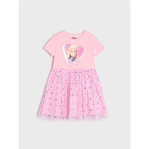 Sinsay - Sukienka Barbie - różowy ze sklepu Sinsay w kategorii Sukienki dziewczęce - zdjęcie 171185757