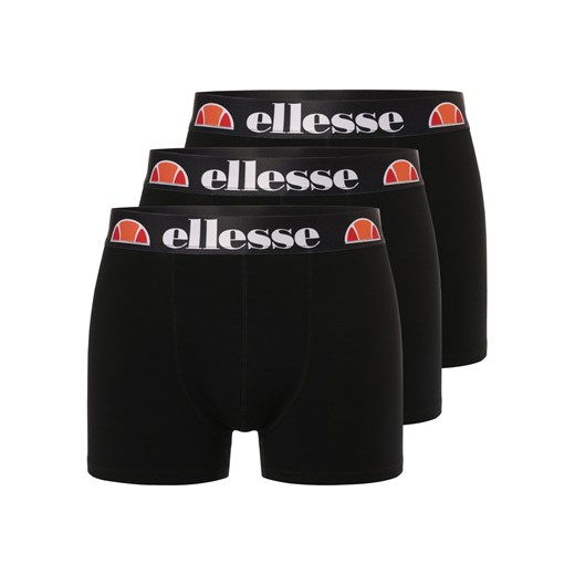 ellesse Spodnie w 3-paku - Grillo Mężczyźni Bawełna czarny jednolity ze sklepu vangraaf w kategorii Majtki męskie - zdjęcie 171188705