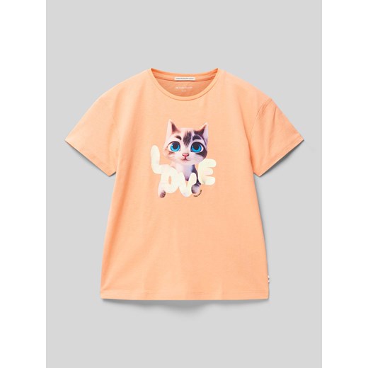 T-shirt z nadrukowanym motywem ze sklepu Peek&Cloppenburg  w kategorii Bluzki dziewczęce - zdjęcie 171188978