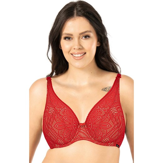 Biustonosz miękki soft braletka Desire, Kolor czerwony, Rozmiar 70D, Mefemi ze sklepu Intymna w kategorii Biustonosze - zdjęcie 171189049
