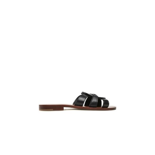 Coach Klapki Issa Leather Sandal CI222 Czarny ze sklepu MODIVO w kategorii Klapki damskie - zdjęcie 171189377