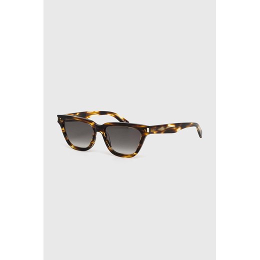 Saint Laurent okulary przeciwsłoneczne damskie kolor brązowy Saint Laurent 53 ANSWEAR.com