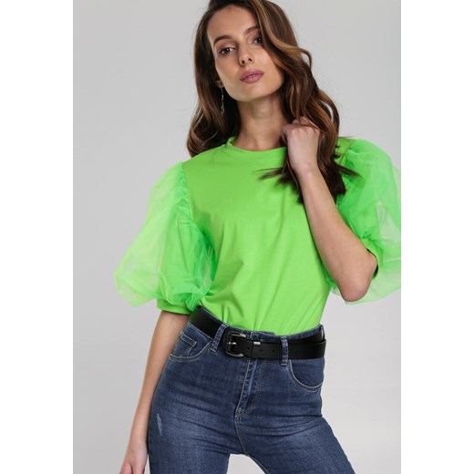 Zielona Bluzka Kemp ze sklepu Renee odzież w kategorii Bluzki damskie - zdjęcie 171191656