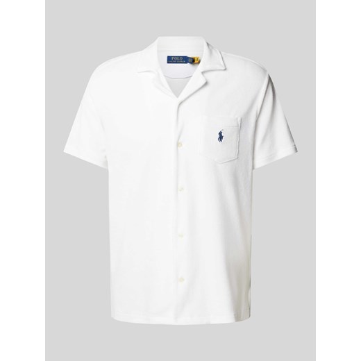 Koszula casualowa o kroju slim fit z rękawem o dł. 1/2 ze sklepu Peek&Cloppenburg  w kategorii Koszule męskie - zdjęcie 171193178