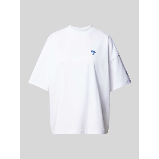T-shirt o kroju oversized z czystej bawełny model ‘PALMYRA’ ze sklepu Peek&Cloppenburg  w kategorii Bluzki damskie - zdjęcie 171193318