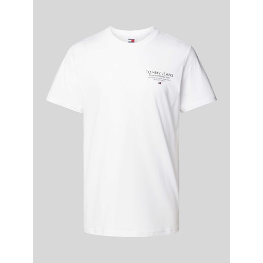 T-shirt z nadrukiem z logo ze sklepu Peek&Cloppenburg  w kategorii T-shirty męskie - zdjęcie 171193445