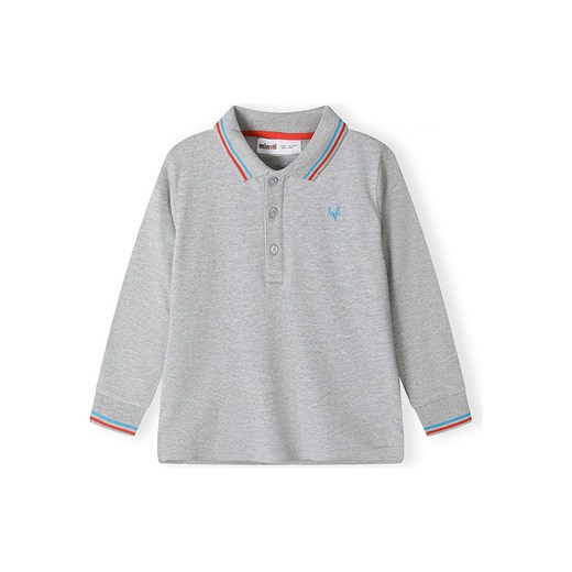 Minoti Koszulka polo w kolorze szarym ze sklepu Limango Polska w kategorii T-shirty chłopięce - zdjęcie 171195046