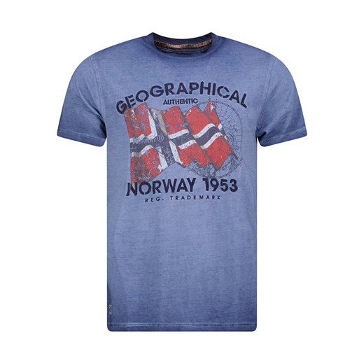 Geographical Norway Koszulka &quot;Japoral&quot; w kolorze granatowym Geographical Norway S Limango Polska wyprzedaż