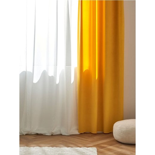 Sinsay - Zasłona welurowa - żółty ze sklepu Sinsay w kategorii Zasłony - zdjęcie 171196168