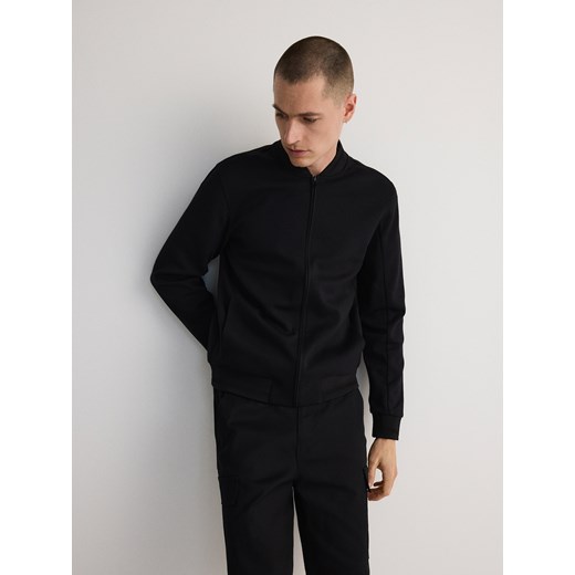 Reserved - Bluza bomberka - czarny ze sklepu Reserved w kategorii Bluzy męskie - zdjęcie 171196426