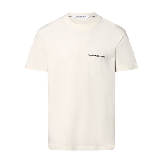 Calvin Klein Jeans Koszulka męska Mężczyźni Bawełna miętowy jednolity ze sklepu vangraaf w kategorii T-shirty męskie - zdjęcie 171197659