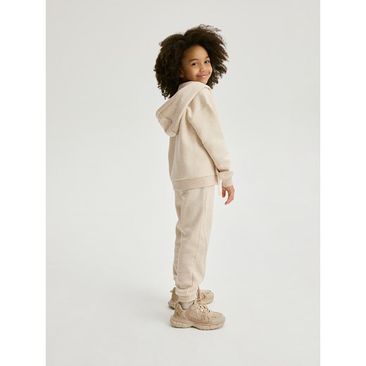 Reserved - Spodnie dresowe - beżowy ze sklepu Reserved w kategorii Spodnie dziewczęce - zdjęcie 171198628