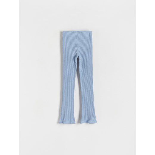 Reserved - Prążkowane legginsy - jasnoniebieski Reserved 116 (5-6 lat) Reserved