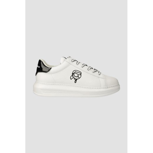 KARL LAGERFELD Białe sneakersy Kapri Mens Neonft Lo Lace, Rozmiar 41 ze sklepu outfit.pl w kategorii Buty sportowe męskie - zdjęcie 171198668