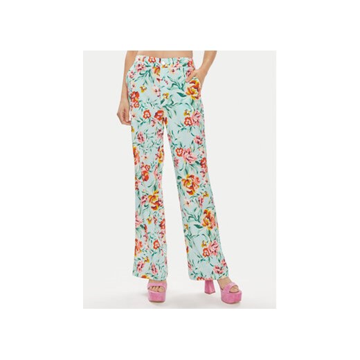 Guess Spodnie materiałowe Adele W4GB30 WG4G0 Kolorowy Regular Fit ze sklepu MODIVO w kategorii Spodnie damskie - zdjęcie 171200518