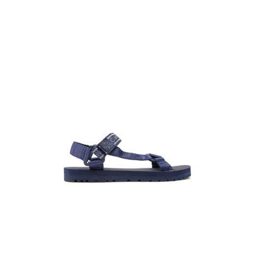 Calvin Klein Jeans Sandały Prefresato Sandal 1 YM0YM00352 Granatowy 45 okazyjna cena MODIVO