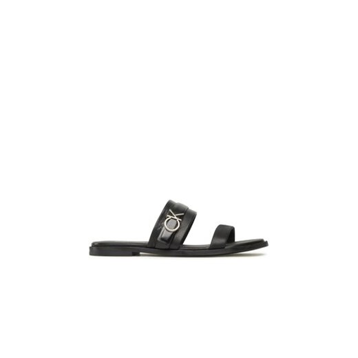 Calvin Klein Klapki Almond Slide W/Hw HW0HW01482 Czarny ze sklepu MODIVO w kategorii Klapki damskie - zdjęcie 171200578