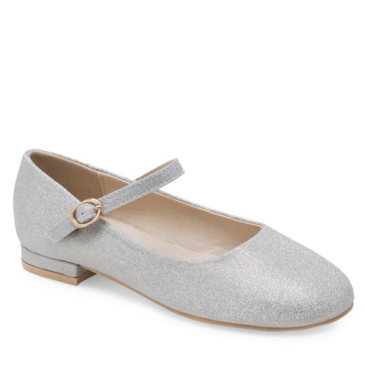 Baleriny Nelli Blu CM230520-2 Srebrny Nelli Blu 36 eobuwie.pl