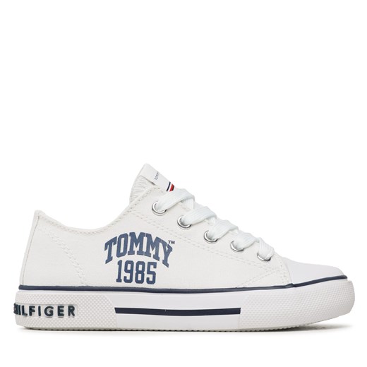 Trampki Tommy Hilfiger Varsity Low Cut Lace-Up Sneaker T3X9-32833-0890 M White Tommy Hilfiger 28 eobuwie.pl promocja