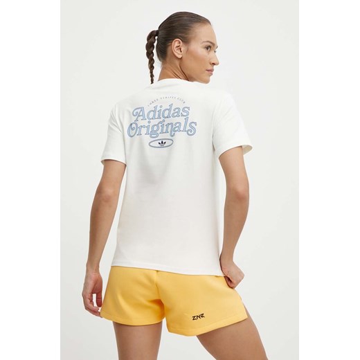 adidas Originals t-shirt Graphic Tee damski kolor beżowy IR7473 L ANSWEAR.com