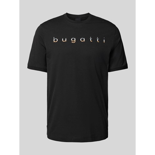 T-shirt z nadrukiem z logo Bugatti XXL Peek&Cloppenburg 
