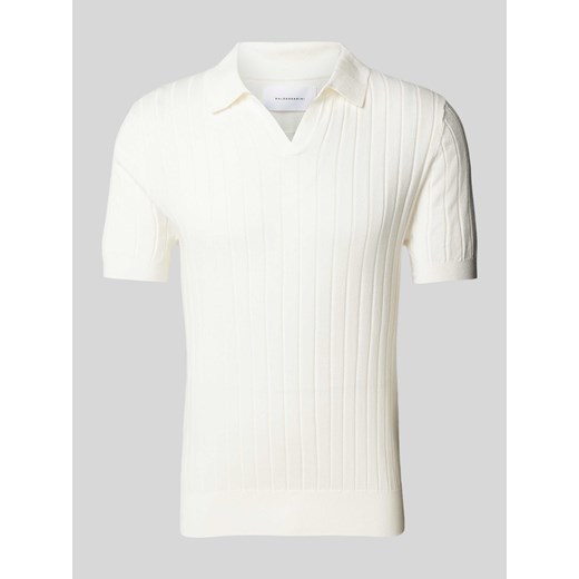 Koszulka polo z fakturowanym wzorem ze sklepu Peek&Cloppenburg  w kategorii T-shirty męskie - zdjęcie 171205857
