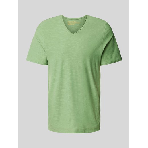 T-shirt z dekoltem w serek ze sklepu Peek&Cloppenburg  w kategorii T-shirty męskie - zdjęcie 171206067