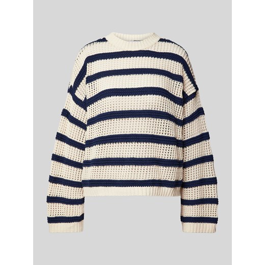 Sweter z dzianiny ze wzorem w paski model ‘Xanthia’ ze sklepu Peek&Cloppenburg  w kategorii Swetry damskie - zdjęcie 171206115