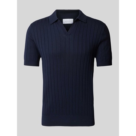 Koszulka polo z fakturowanym wzorem ze sklepu Peek&Cloppenburg  w kategorii T-shirty męskie - zdjęcie 171206145