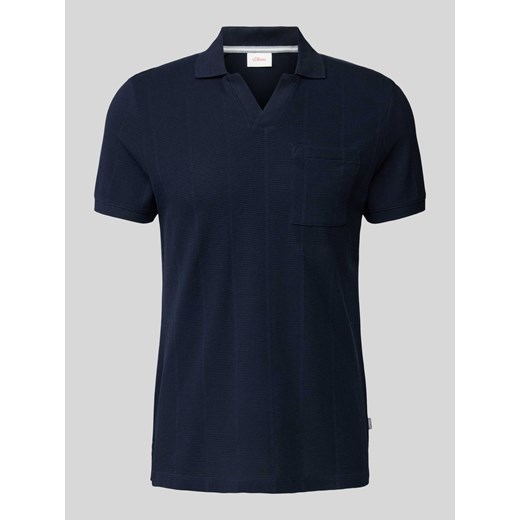 Koszulka polo z kieszenią na piersi ze sklepu Peek&Cloppenburg  w kategorii T-shirty męskie - zdjęcie 171206167