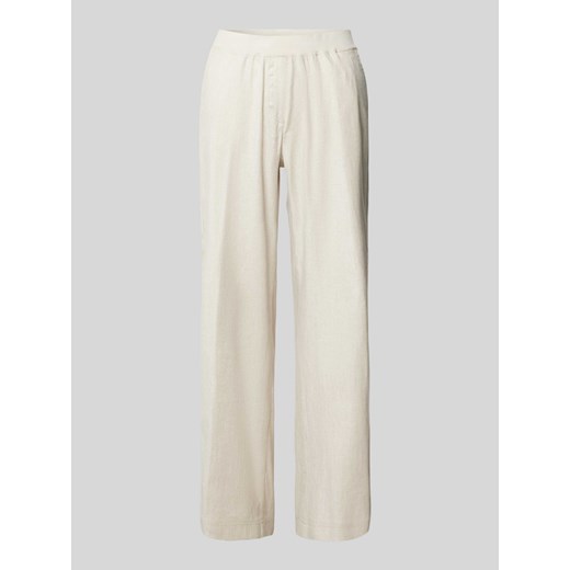 Spodnie rozkloszowane z elastycznym pasem model ‘PAM’ ze sklepu Peek&Cloppenburg  w kategorii Spodnie damskie - zdjęcie 171206249