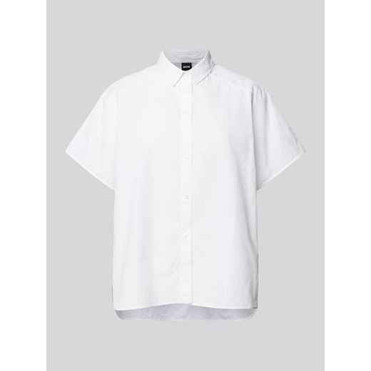 Bluzka z obniżonymi ramionami w kolorze białym ze sklepu Peek&Cloppenburg  w kategorii Koszule damskie - zdjęcie 171206309