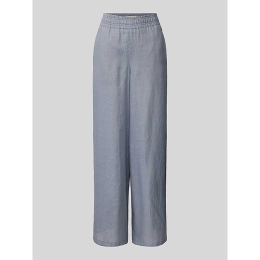 Spodnie lniane o luźnym kroju z wpuszczanymi kieszeniami model ‘CEILING’ ze sklepu Peek&Cloppenburg  w kategorii Spodnie damskie - zdjęcie 171206645