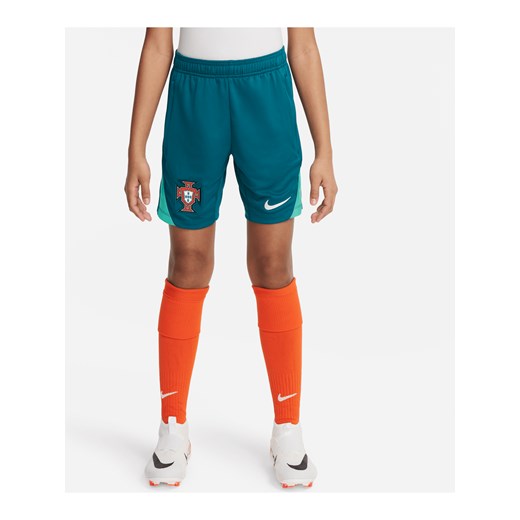 Dzianinowe spodenki piłkarskie dla dużych dzieci Nike Dri-FIT Portugalia Strike - Zieleń ze sklepu Nike poland w kategorii Spodenki chłopięce - zdjęcie 171206759
