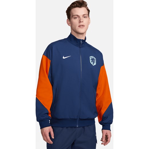 Męska kurtka piłkarska Nike Dri-FIT Holandia Strike - Niebieski ze sklepu Nike poland w kategorii Kurtki męskie - zdjęcie 171206795