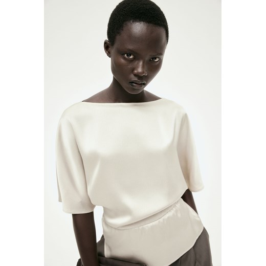 Bluzka damska H & M z okrągłym dekoltem 