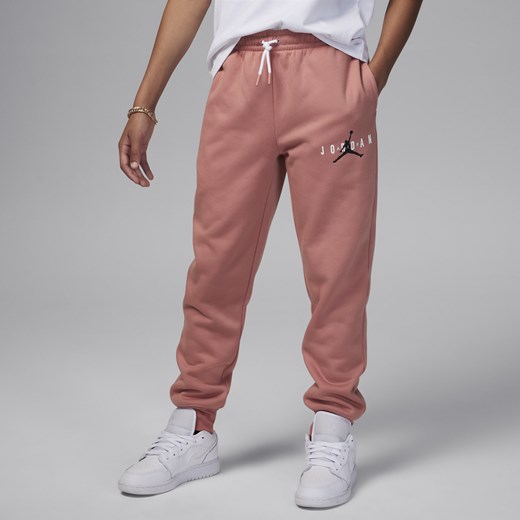 Spodnie z dzianiny dla dużych dzieci Jordan - Różowy Jordan L Nike poland