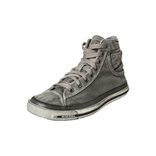 Diesel MAGNETE EXPOSURE Tenisówki i Trampki wysokie gun metal zalando metal