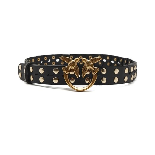 Pinko Skórzany pasek LOVE PUZZLE BELT H3 Pinko XS okazyjna cena Gomez Fashion Store