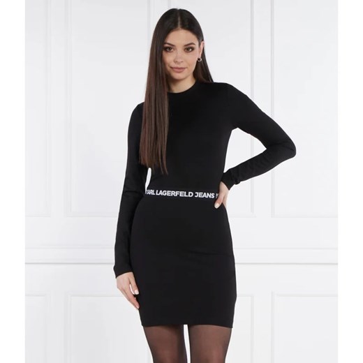 Karl Lagerfeld Jeans Sukienka fitted lslv ze sklepu Gomez Fashion Store w kategorii Sukienki - zdjęcie 171209588
