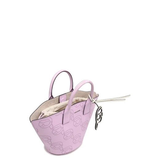 Karl Lagerfeld Kuferek ikonik 2.0 perforated Karl Lagerfeld OS promocyjna cena Gomez Fashion Store