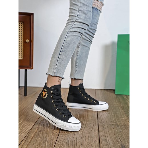 COVANA Sneakersy w kolorze czarnym ze sklepu Limango Polska w kategorii Trampki damskie - zdjęcie 171210469