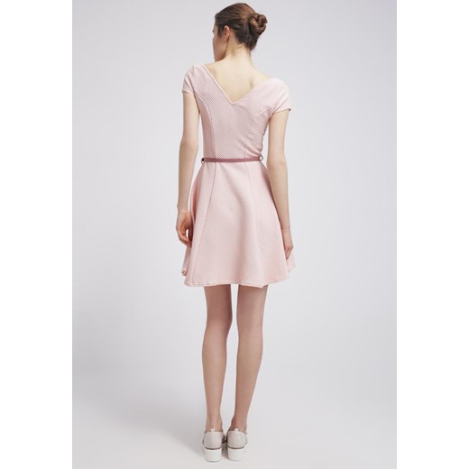 Miss Selfridge Sukienka letnia pink zalando  bez wzorów/nadruków