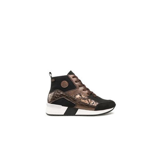 Rieker Sneakersy N7610-00 Czarny ze sklepu MODIVO w kategorii Buty sportowe damskie - zdjęcie 171212065