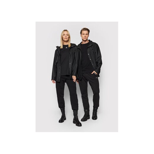 Rains Kurtka przeciwdeszczowa Unisex 12010 Czarny Regular Fit Rains M MODIVO promocyjna cena