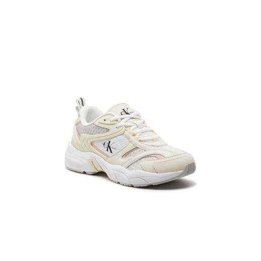 Buty sportowe damskie Calvin Klein sneakersy na wiosnę wiązane