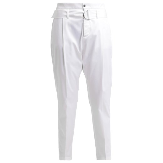 Hope FERRY Spodnie materiałowe nearly white zalando  abstrakcyjne wzory
